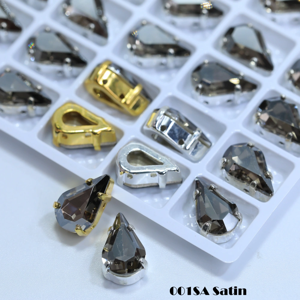 Thin Claw Setting Rhinestones High Quality Pointed Back Sew on Gems for Wedding Dress Dancewear Shoes Bag Decoration DIY Craft