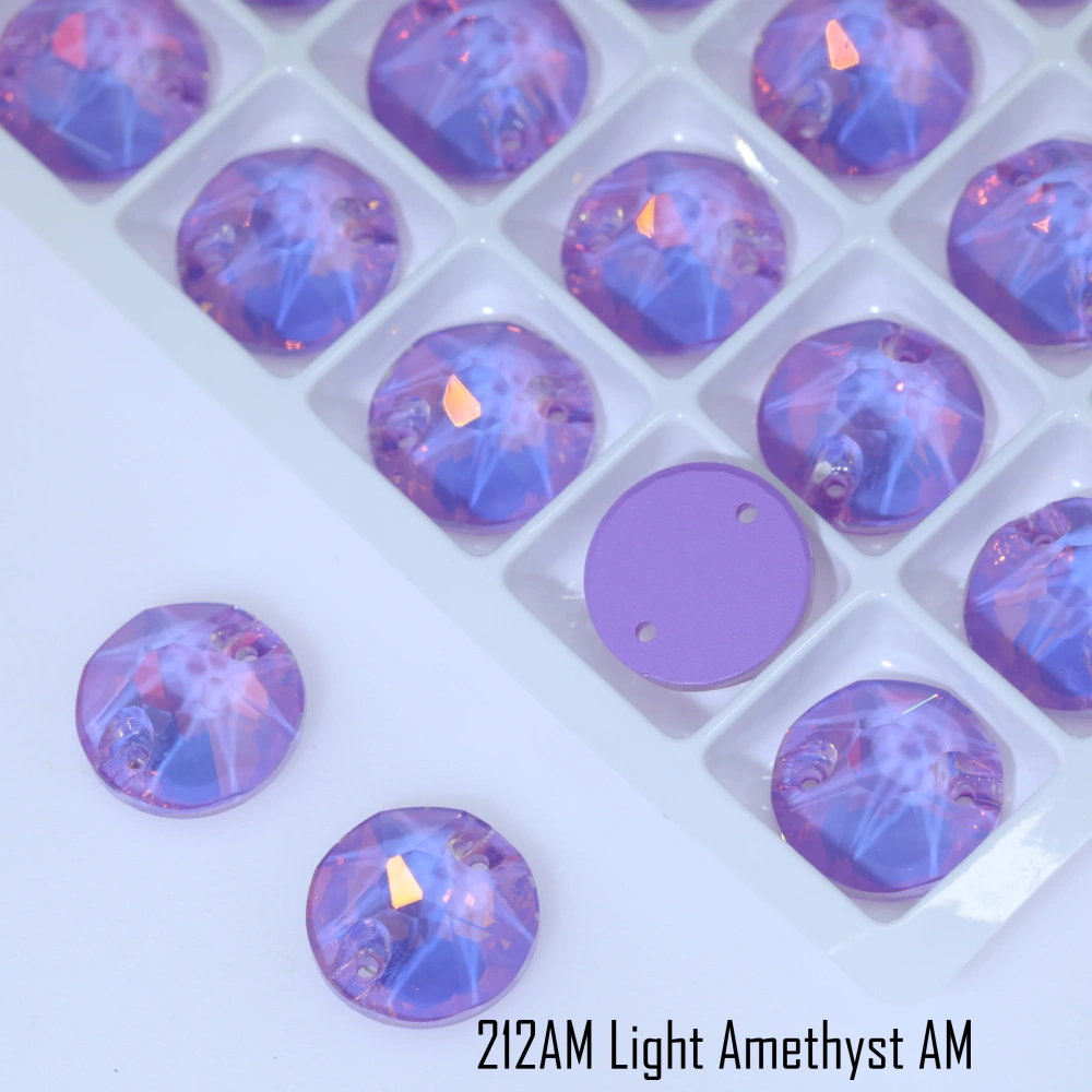 Rhinestone Xirius Sew-on Stone Crystal Paint Effect AM Fancy Glass Sewing Stones for Clothing  Decoration Stone Hand-Sewn Stone