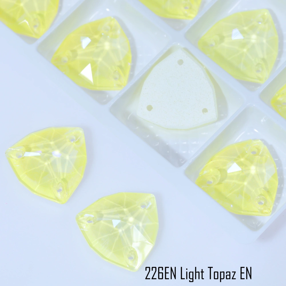 Trilliant Sew-on Rhinestones Top Quality Glass Crystal Paint Effect EN FlatBack Easy to Sew for Wedding Dress Jacket Bag Shoes