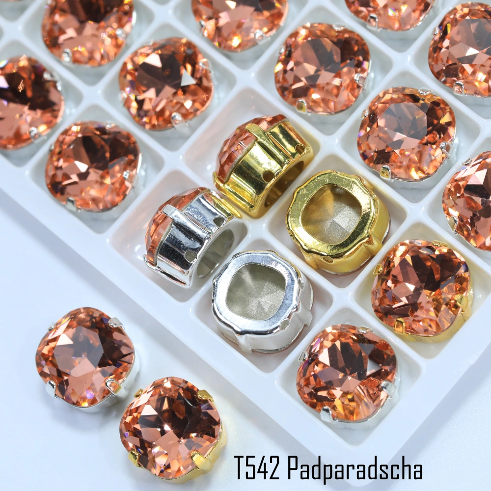 Normal Color Cushion Fancy Stone Claw-Set Rhinestones High-quality gold claw and silver claw claw drills used for clothing shoes