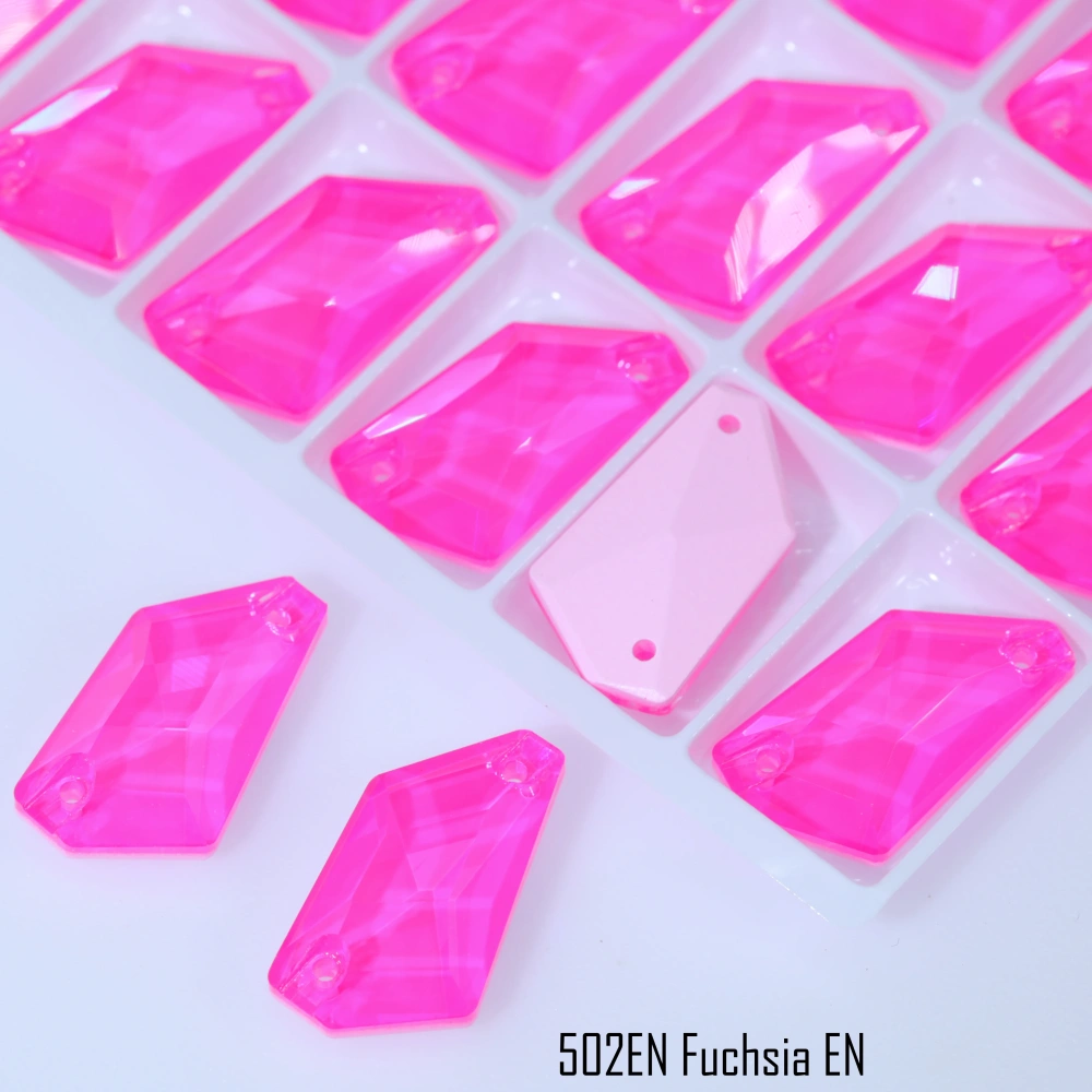 De-Art Luminous Glass Crystal Sew-on Stones Top Quality Plaint Effect Sparkling Fancy Flat Back Rhinestones for Sewing Shoes Bag