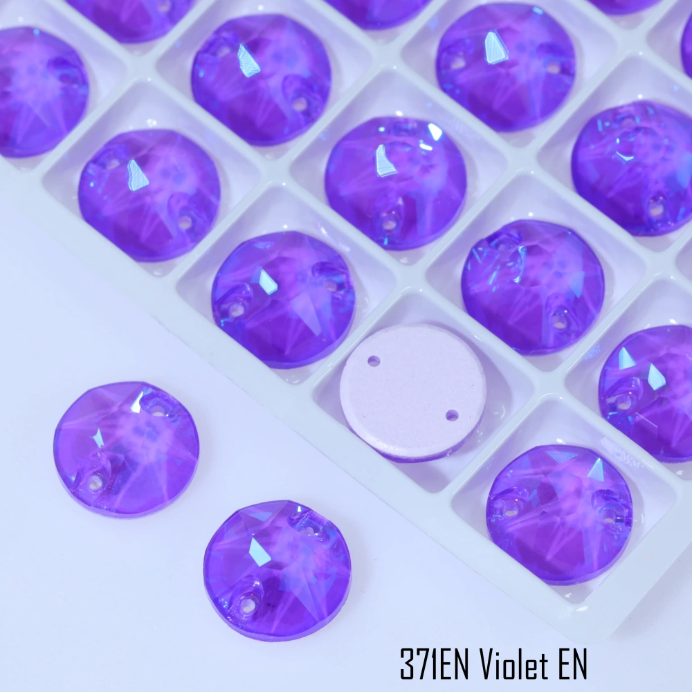 Xirius Sew-on Stone Crystal Paint Effect EN Nightglow effect Rhinestone Crystal Glass Sewing Stones for Clothing Decoration