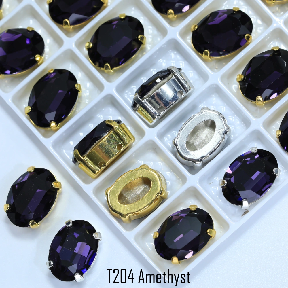 Large Size High-Quality Sparkling Oval Fancy Stones Glass Crystal Rhinestones 20mm 30mm for DIY Jewelry Making Wedding Dress Bag
