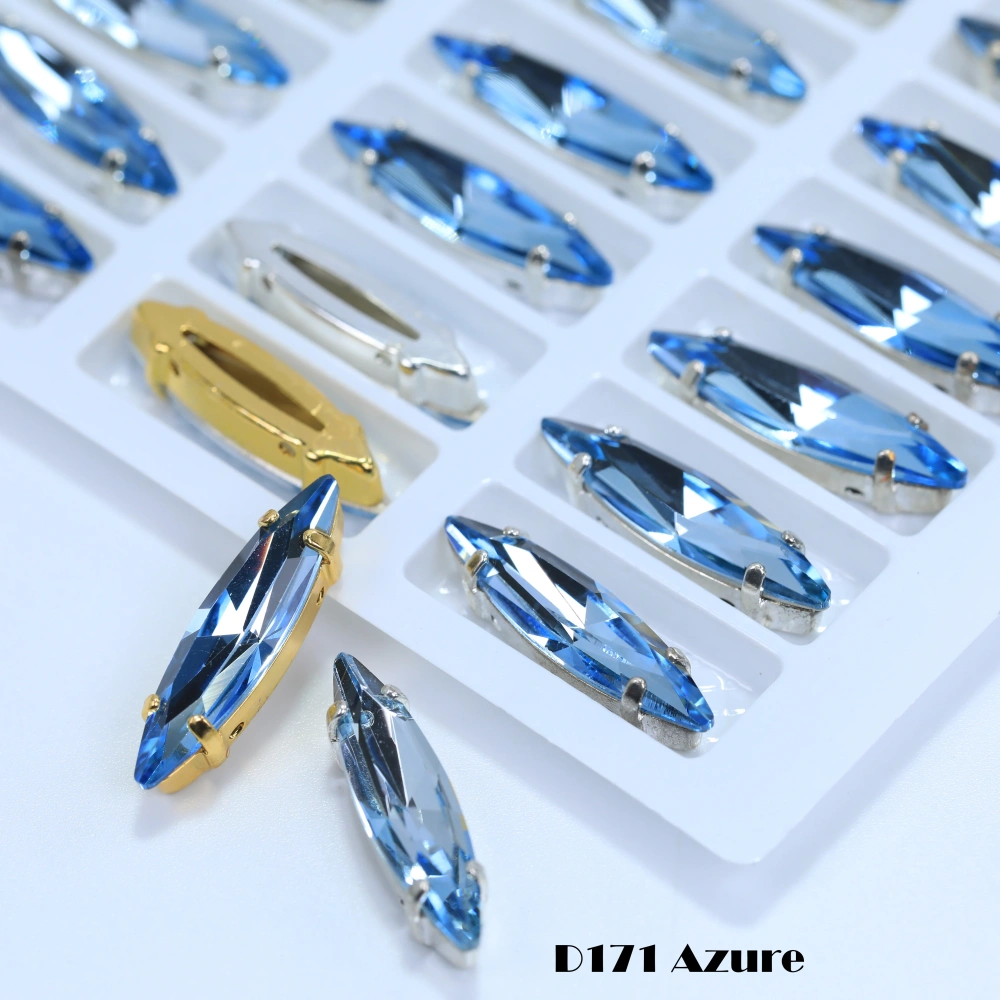 All Size Colour Sphinx Eye Fancy Stone Glass Crystal Sew on Rhinestones Gold Silver Claw Rhinestones For Garment Clothes Bags