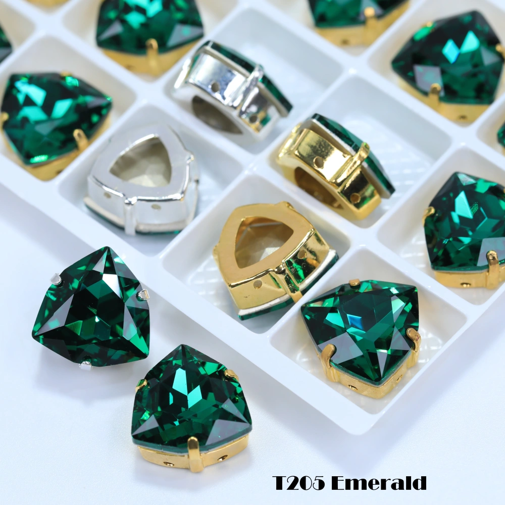 Sparkly Color Tiger Head Glass Crystal Trillant Fancay Sew-On Stones Bling Clothes Phone Case Bag Decor DIY Craft Making Supplie