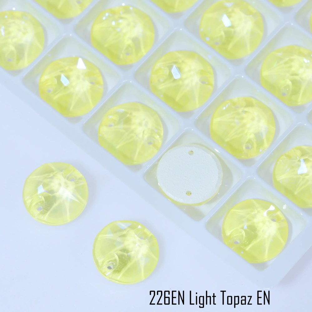 Xirius Sew-on Stone Crystal Paint Effect EN Nightglow effect Rhinestone Crystal Glass Sewing Stones for Clothing Decoration