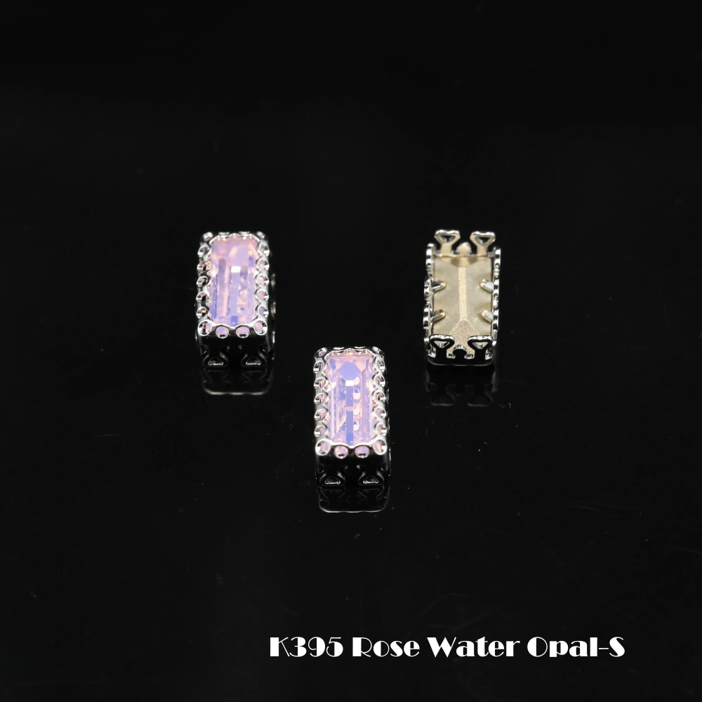 Sparkle Bling Rhinestones Baguette Glass Crystals Colorful Sew-on Claw Setting for Nail DIY Handmade Crafts Supplies Clothing