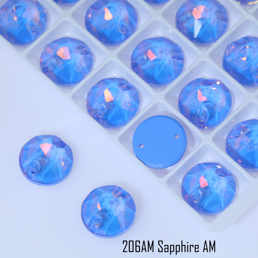 Rhinestone Xirius Sew-on Stone Crystal Paint Effect AM Fancy Glass Sewing Stones for Clothing  Decoration Stone Hand-Sewn Stone