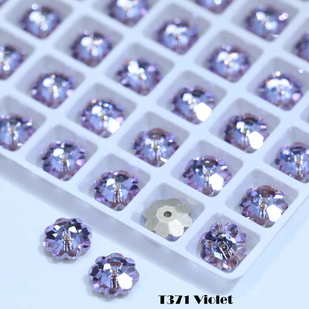 Rhinestone Marguerite Lochrose Sew-on Stone Glitter Crystal Sparkling Glass Sewing Stones for DIY clothing and wedding dresses