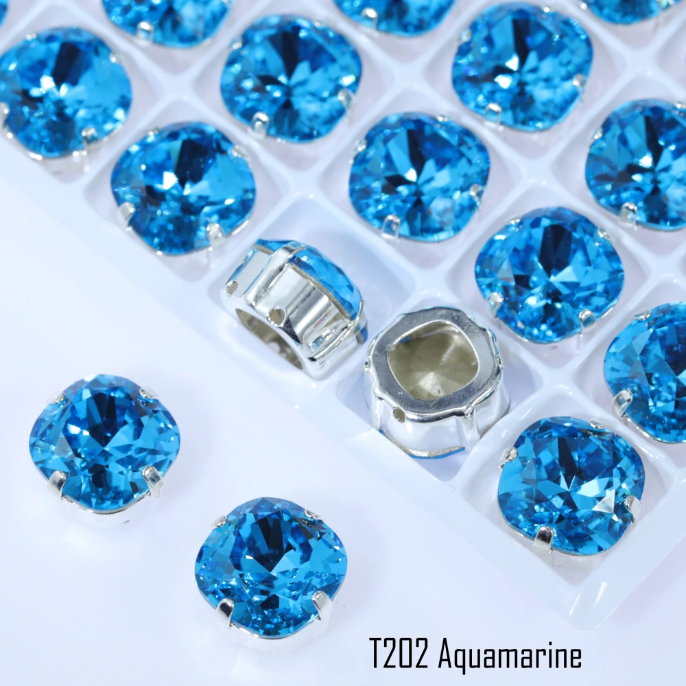 Normal Color Cushion Fancy Stone Claw-Set Rhinestones High-quality gold claw and silver claw claw drills used for clothing shoes