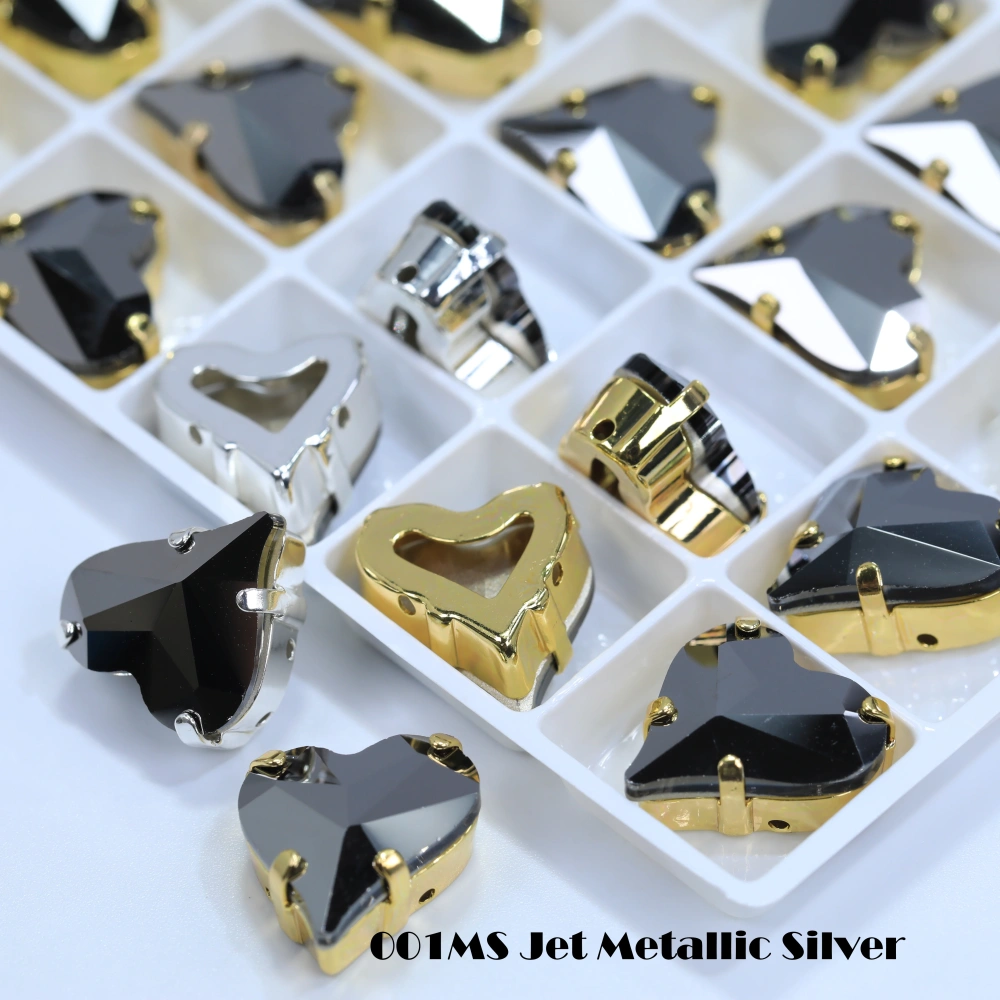 Shiny AB Crystal Top Rhinestones 4809 Sweet Heart Fancy Stone Claw Drill for DIY Jewelry Making Nail Arts Clothing Decorations