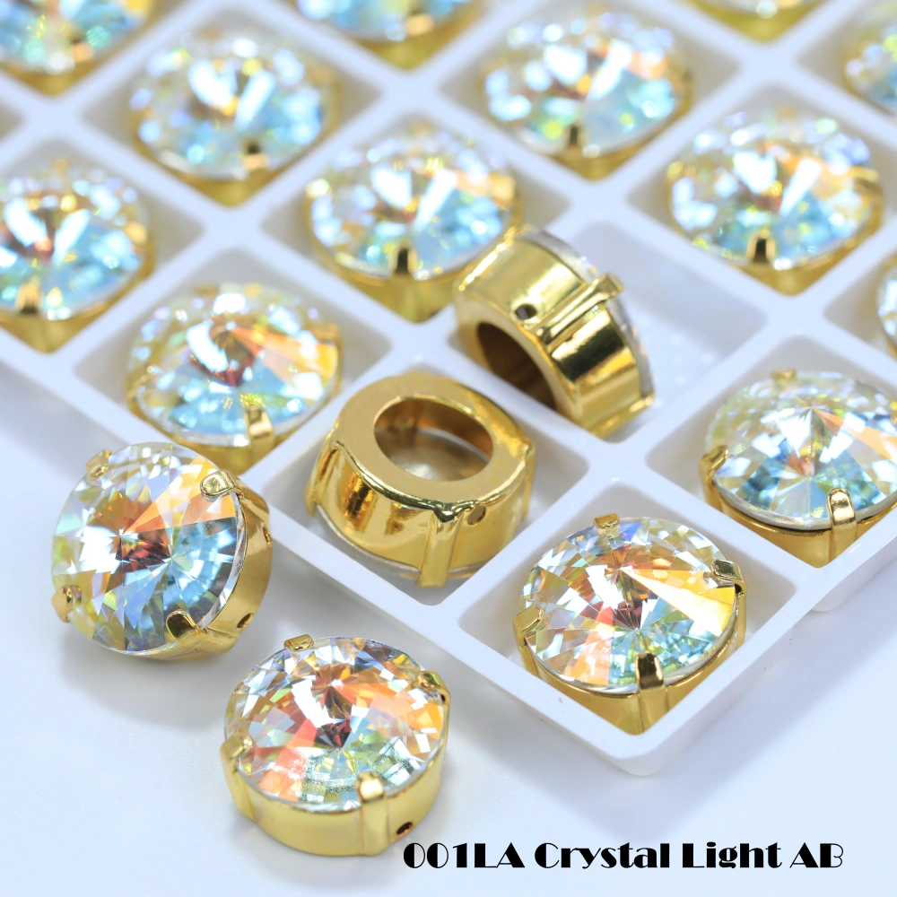 Satellite Shape Sew-on Rhinestones White Coated High Quality Glass Crystal DIY Phone Case Hair Bows Clothing Decoration Crafts