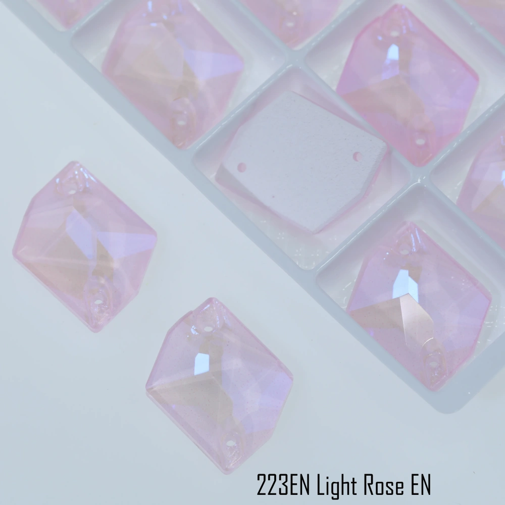 Cosmic Luminous Glass Crystal Sew-on Stones Top Quality Paint Effect Sparkling Fancy Rhinestones for Sewing Wedding Dress Shoes