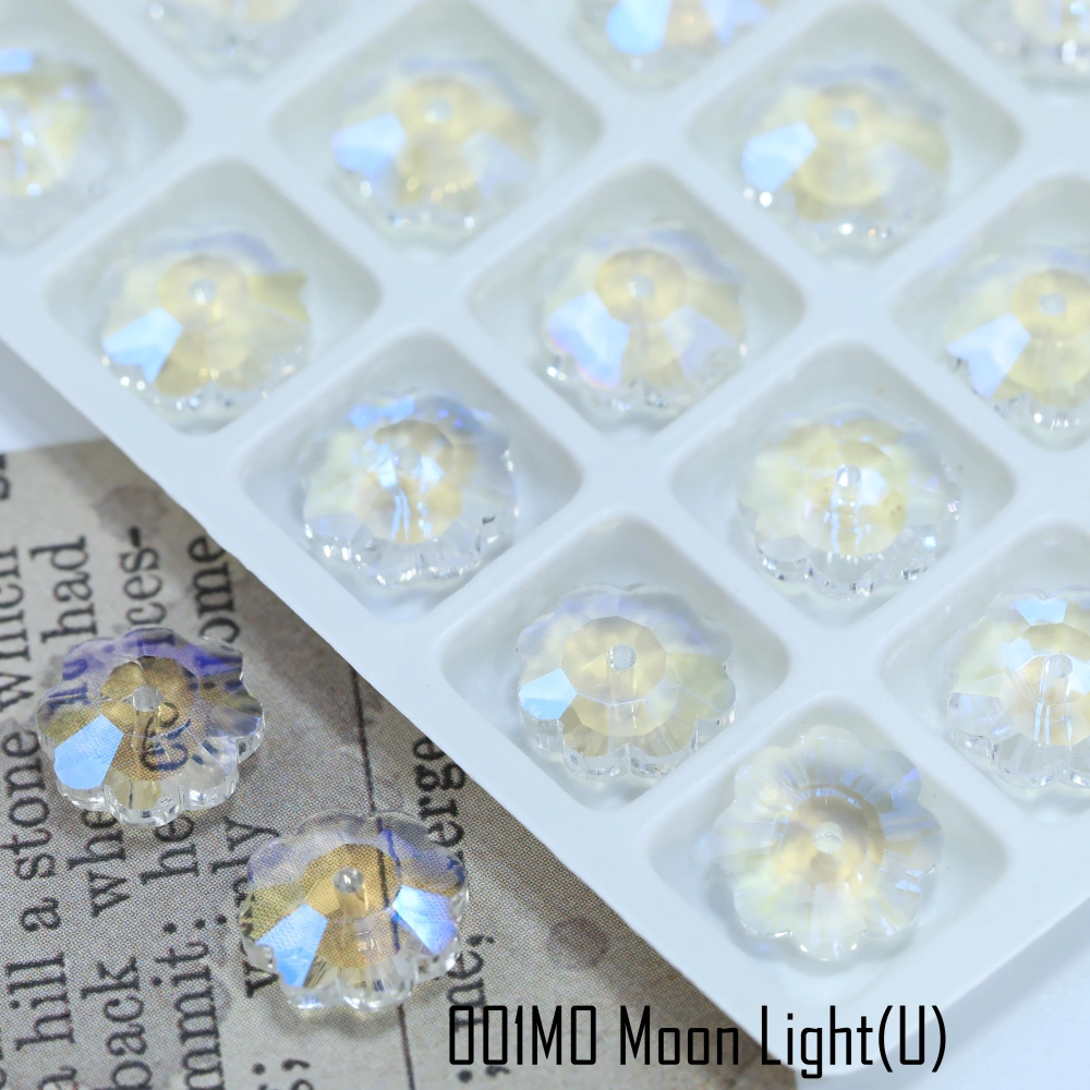 Rhinestone Marguerite Lochrose Sew-on Stone Glitter Crystal Sparkling Glass Sewing Stones for DIY clothing and wedding dresses