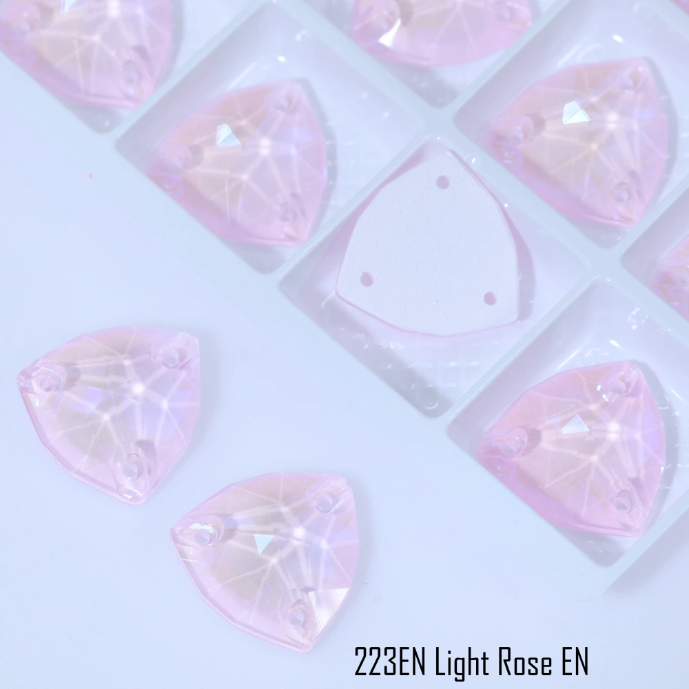 Trilliant Sew-on Rhinestones Top Quality Glass Crystal Paint Effect EN FlatBack Easy to Sew for Wedding Dress Jacket Bag Shoes