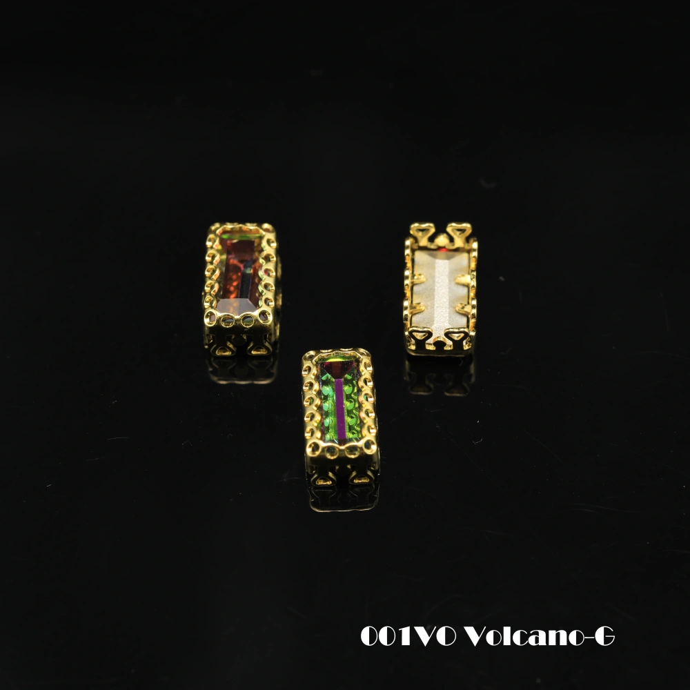 Sparkle Bling Rhinestones Baguette Glass Crystals Colorful Sew-on Claw Setting for Nail DIY Handmade Crafts Supplies Clothing
