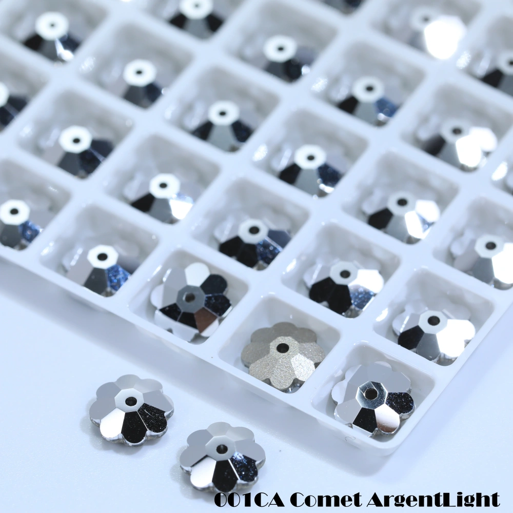 Rhinestone Marguerite Lochrose Sew-on Stone Glitter Crystal Sparkling Glass Sewing Stones for DIY clothing and wedding dresses