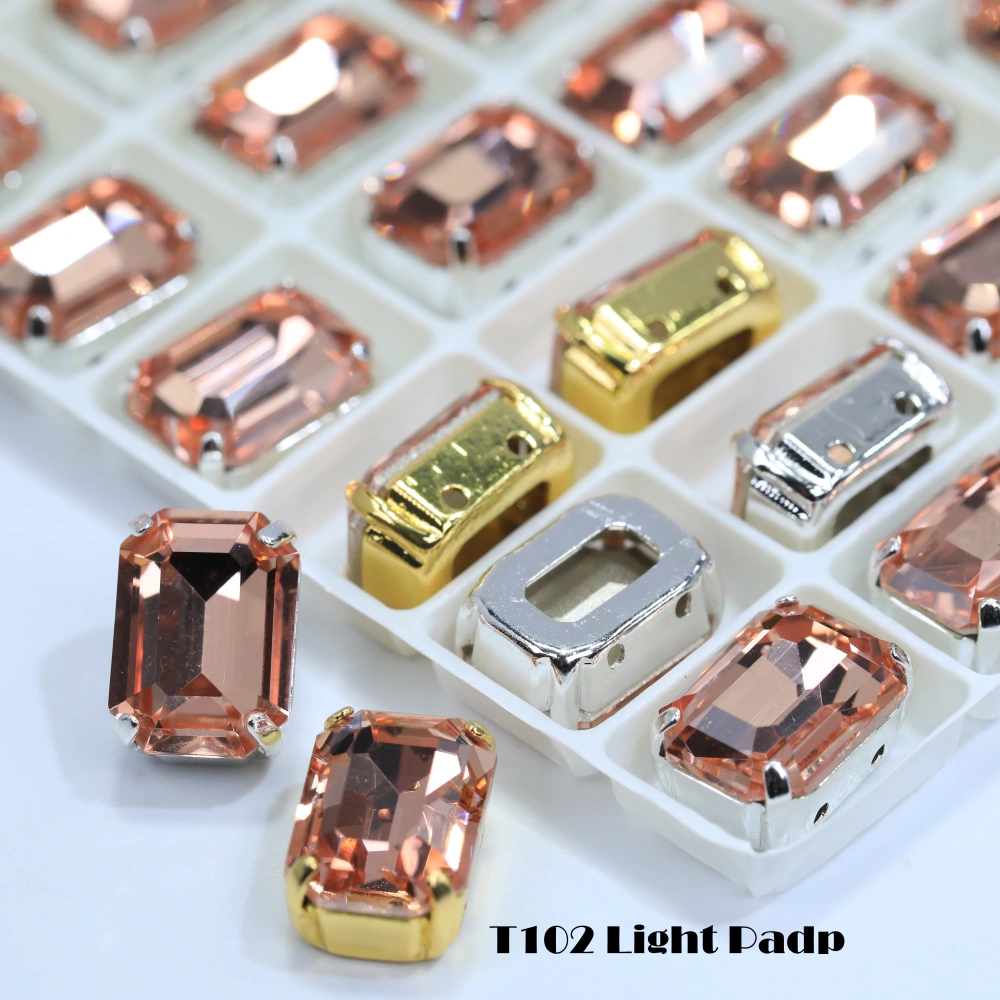 Cushion Octagon Fancy Stone Rhinestone Octagon Crystal Stone Shiny Glass Fancy Stone Bags Shoes Jewelry DIY Craft Accessories