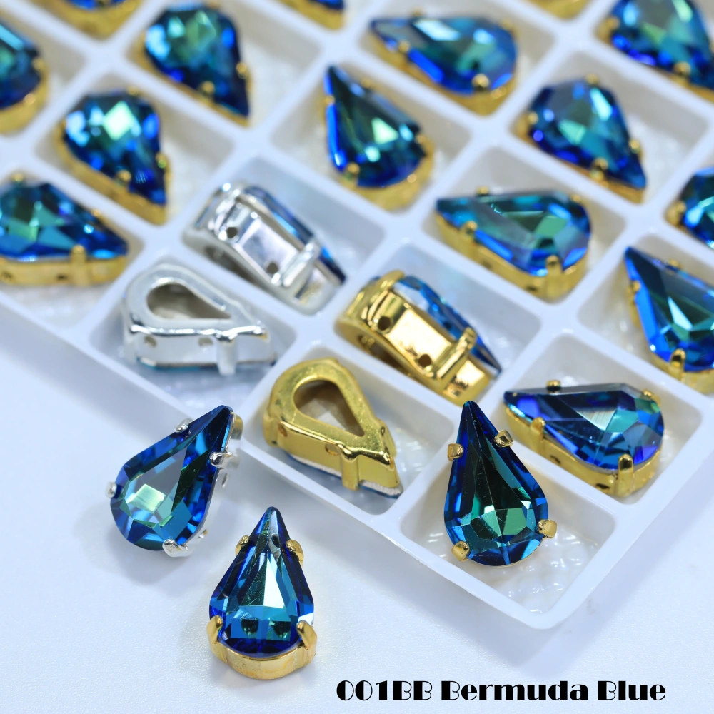 Thin Claw Setting Rhinestones High Quality Pointed Back Sew on Gems for Wedding Dress Dancewear Shoes Bag Decoration DIY Craft