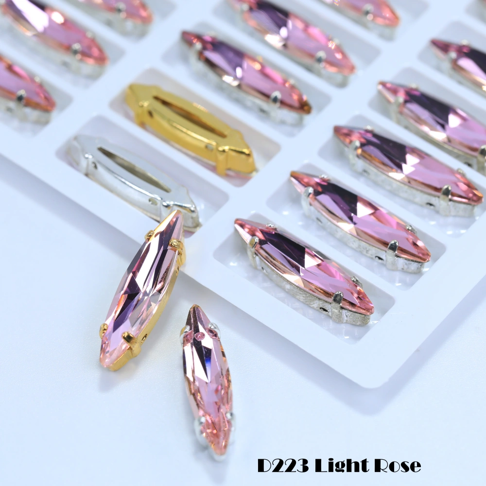 All Size Colour Sphinx Eye Fancy Stone Glass Crystal Sew on Rhinestones Gold Silver Claw Rhinestones For Garment Clothes Bags
