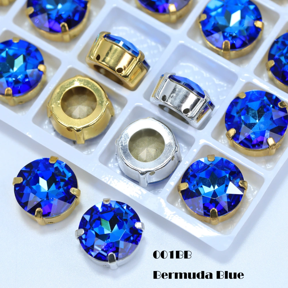 Gemstone Flower Size 6-16 Sharp Bottom Fancy Drill Shiny Glass Crystal Rhinestones Cloth Shoes  Art Decoration Jewelry Making