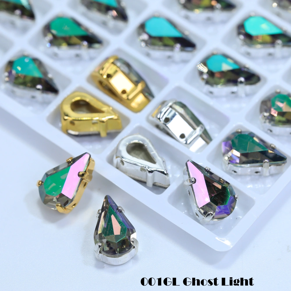 Thin Claw Setting Rhinestones High Quality Pointed Back Sew on Gems for Wedding Dress Dancewear Shoes Bag Decoration DIY Craft