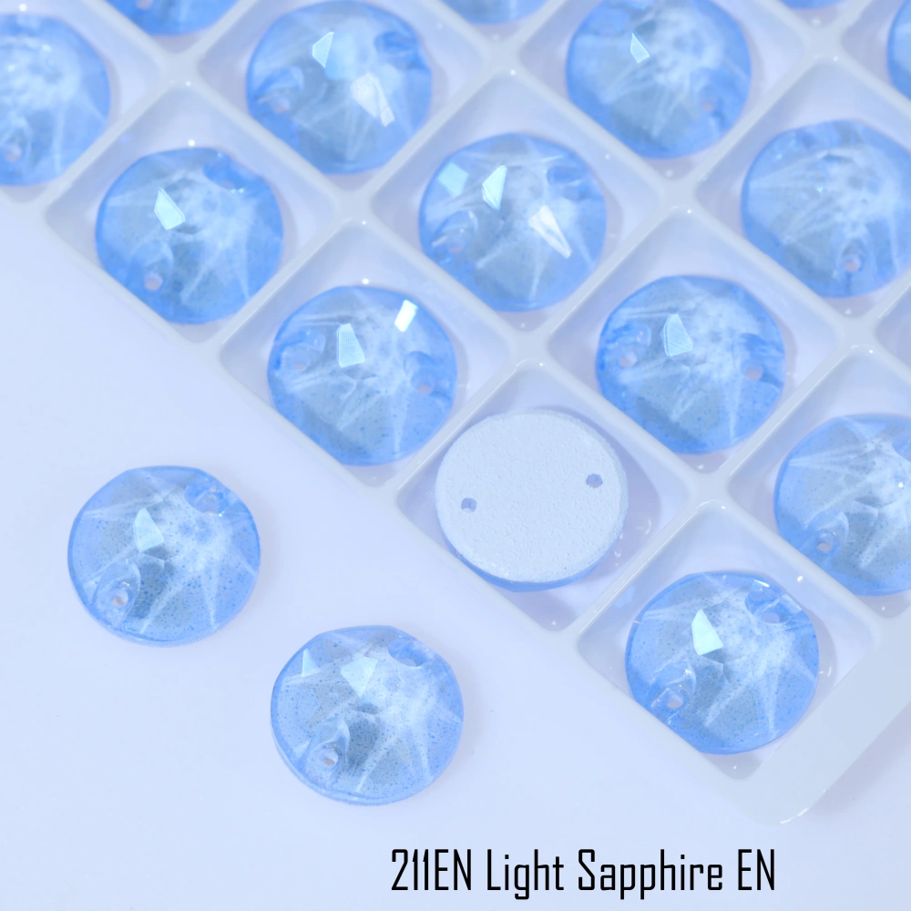 Xirius Sew-on Stone Crystal Paint Effect EN Nightglow effect Rhinestone Crystal Glass Sewing Stones for Clothing Decoration
