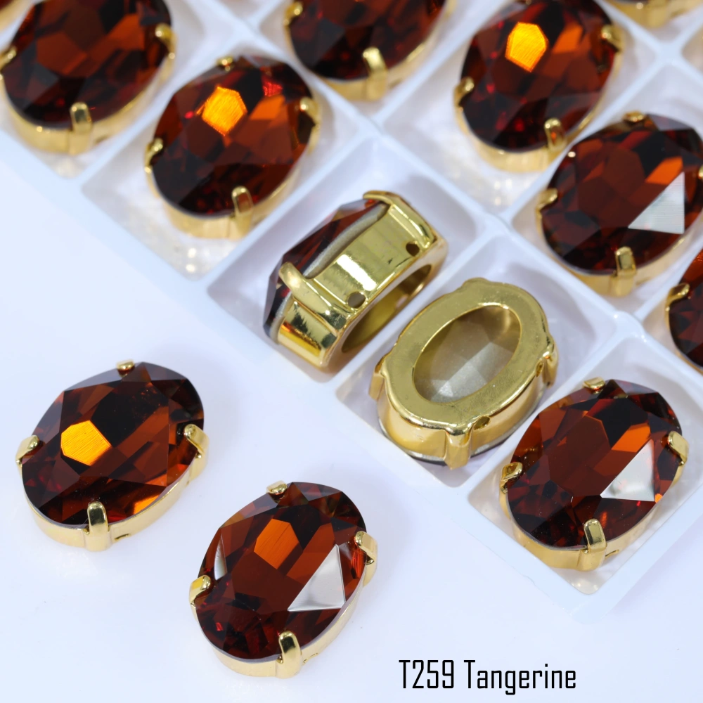 Large Size High-Quality Sparkling Oval Fancy Stones Glass Crystal Rhinestones 20mm 30mm for DIY Jewelry Making Wedding Dress Bag