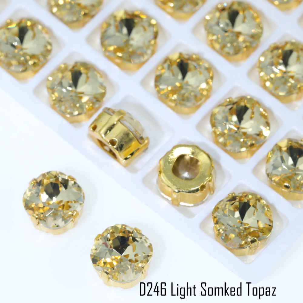 Normal Color Cushion Fancy Stone Claw-Set Rhinestones High-quality gold claw and silver claw claw drills used for clothing shoes
