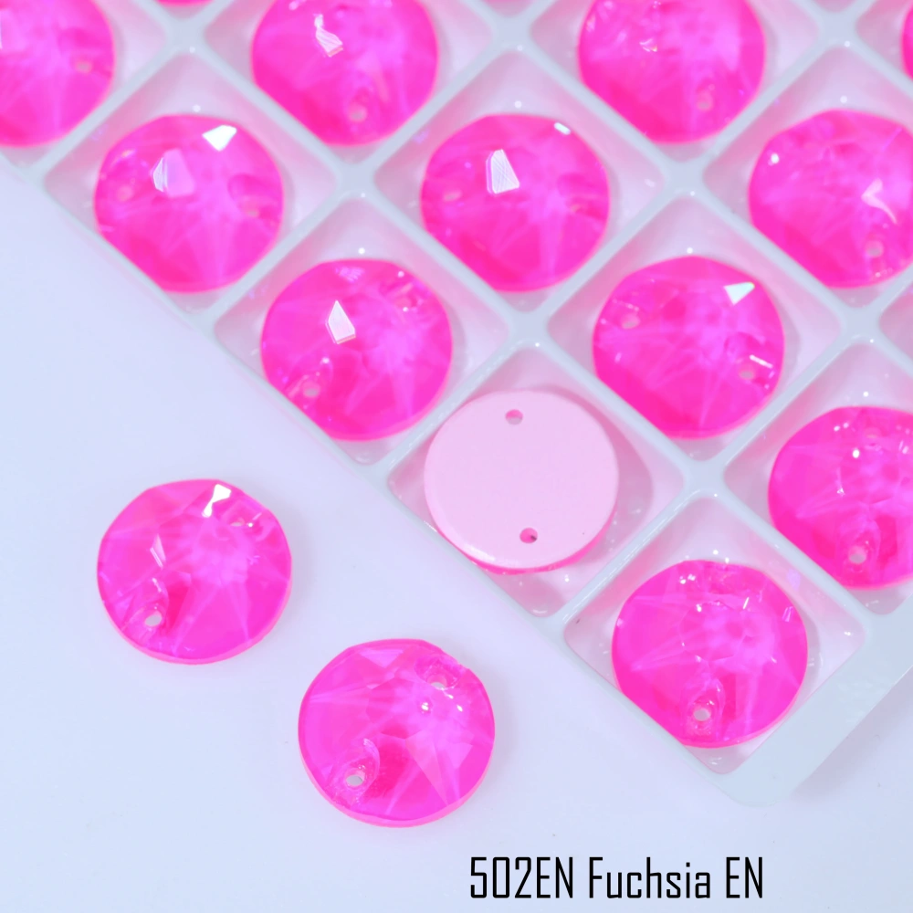 Xirius Sew-on Stone Crystal Paint Effect EN Nightglow effect Rhinestone Crystal Glass Sewing Stones for Clothing Decoration