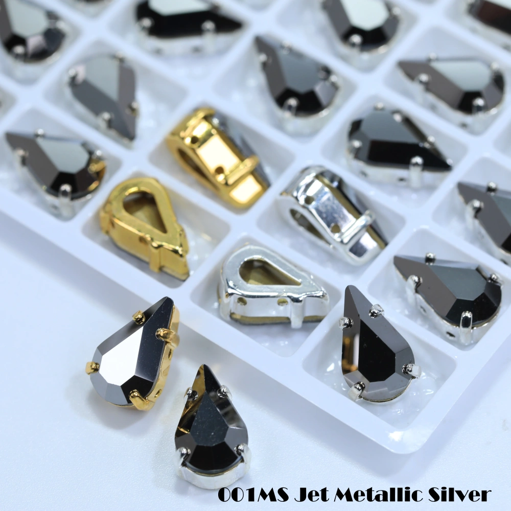 Thin Claw Setting Rhinestones High Quality Pointed Back Sew on Gems for Wedding Dress Dancewear Shoes Bag Decoration DIY Craft