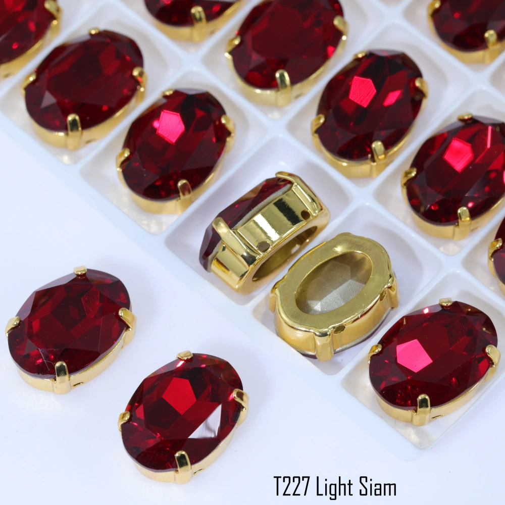 Large Size High-Quality Sparkling Oval Fancy Stones Glass Crystal Rhinestones 20mm 30mm for DIY Jewelry Making Wedding Dress Bag