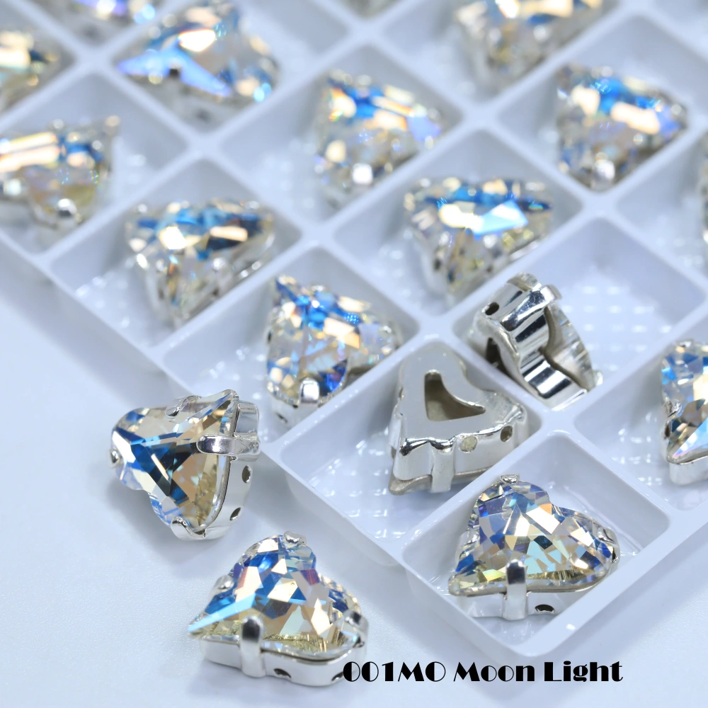 Shiny AB Crystal Top Rhinestones 4809 Sweet Heart Fancy Stone Claw Drill for DIY Jewelry Making Nail Arts Clothing Decorations