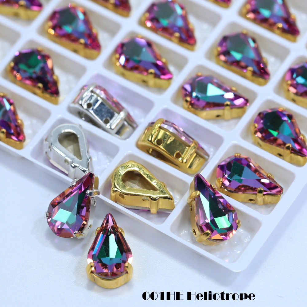 Thin Claw Setting Rhinestones High Quality Pointed Back Sew on Gems for Wedding Dress Dancewear Shoes Bag Decoration DIY Craft