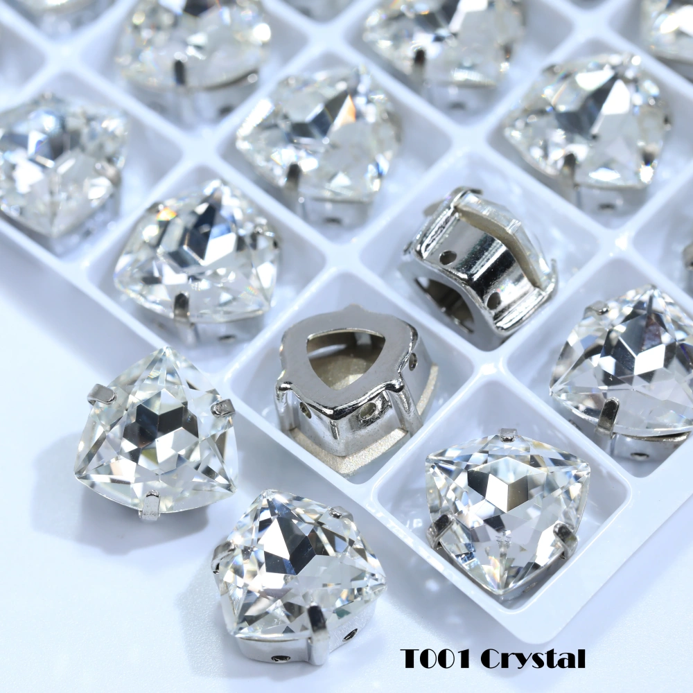 Tiger Head Glass Crystal White Coated Sew On Stones Clothing Alteration Phone Case Bedazzling Bag Decor Bling DIY Craft Supplies
