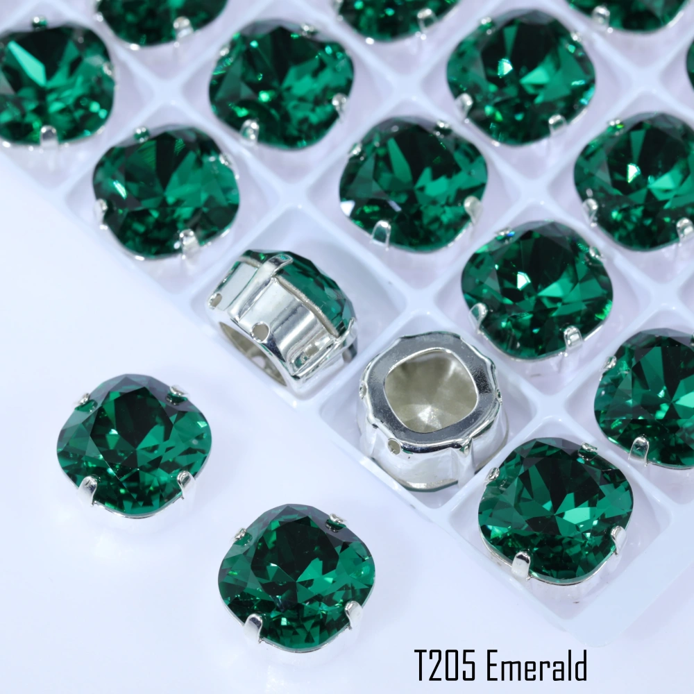 Normal Color Cushion Fancy Stone Claw-Set Rhinestones High-quality gold claw and silver claw claw drills used for clothing shoes