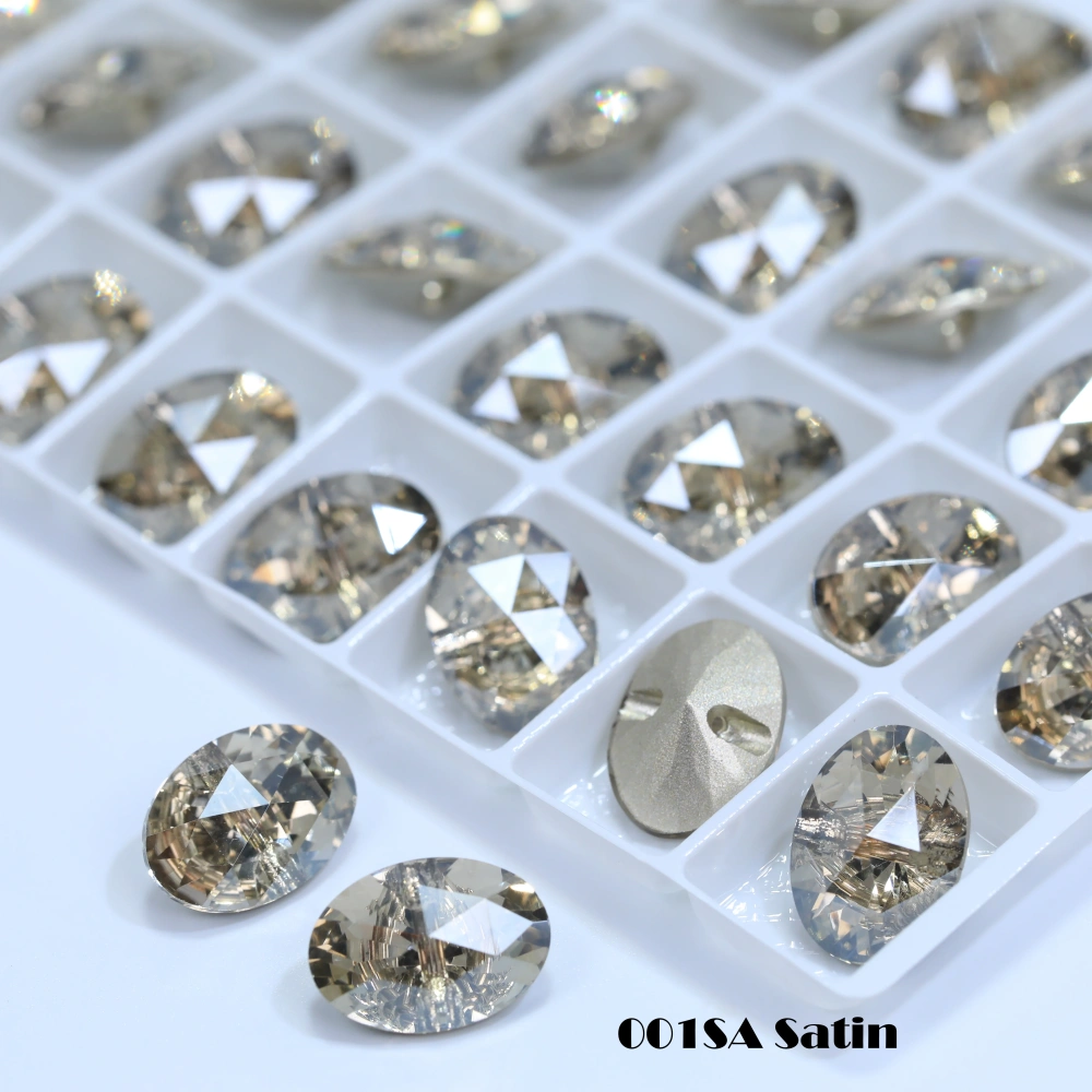 24/36PCS Oval Cross Hole Sewing Buttons Durable Fastener Clothing Buckles For DIY Apparel Dress Sweater Craft Supplies