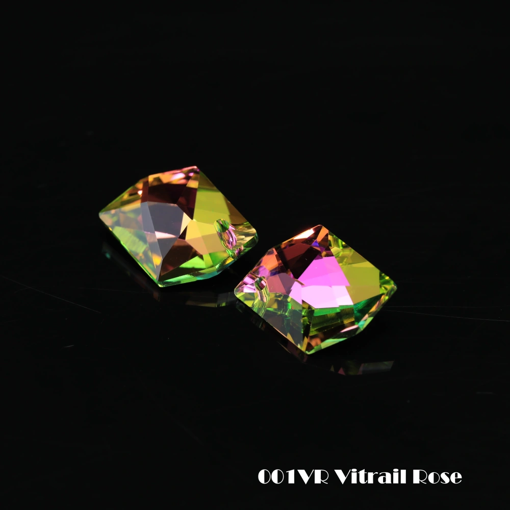 Bling 6680 Cosmic Pendant Crystal Charms Sparkling Single Hole Rhinestones for DIY Jewelry Making Necklace Earring Accessories
