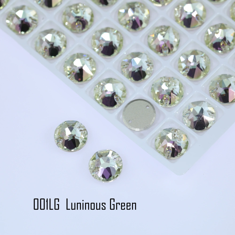Rhinestone Xirius Sew-on Stone Crystal Plating Effect Glass Sewing Stones for Clothing Clothing Decoration Stone Hand-Sewn Stone