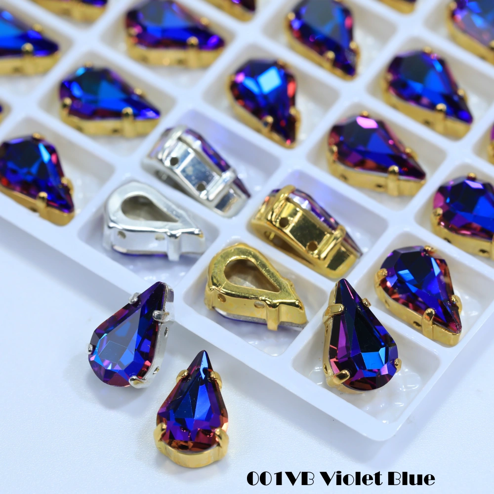 Thin Claw Setting Rhinestones High Quality Pointed Back Sew on Gems for Wedding Dress Dancewear Shoes Bag Decoration DIY Craft