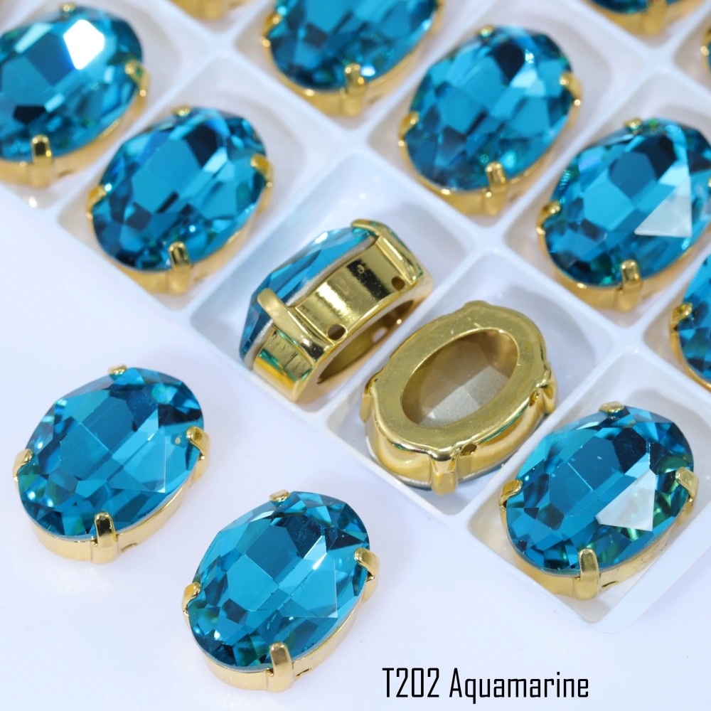 Large Size High-Quality Sparkling Oval Fancy Stones Glass Crystal Rhinestones 20mm 30mm for DIY Jewelry Making Wedding Dress Bag