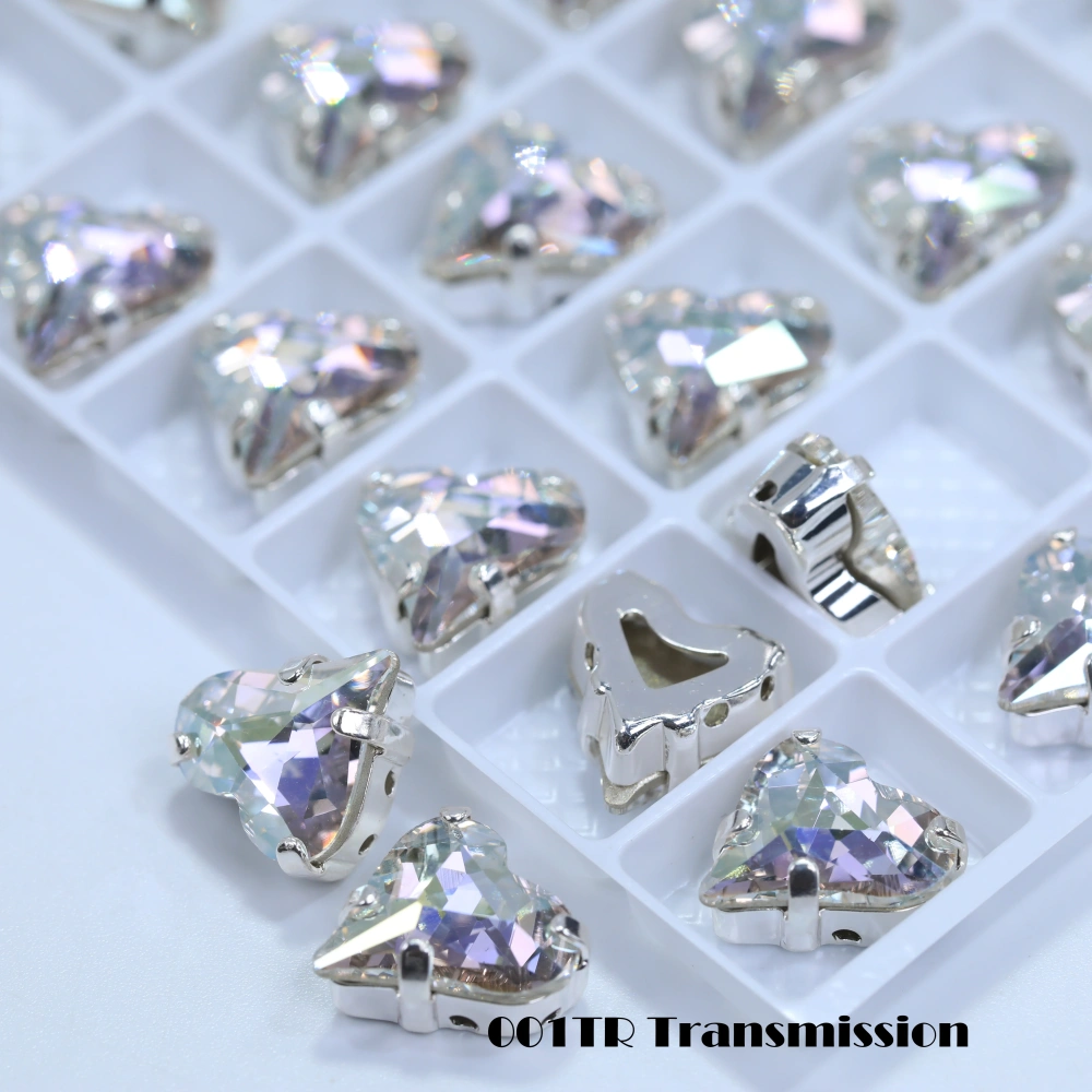 Shiny AB Crystal Top Rhinestones 4809 Sweet Heart Fancy Stone Claw Drill for DIY Jewelry Making Nail Arts Clothing Decorations
