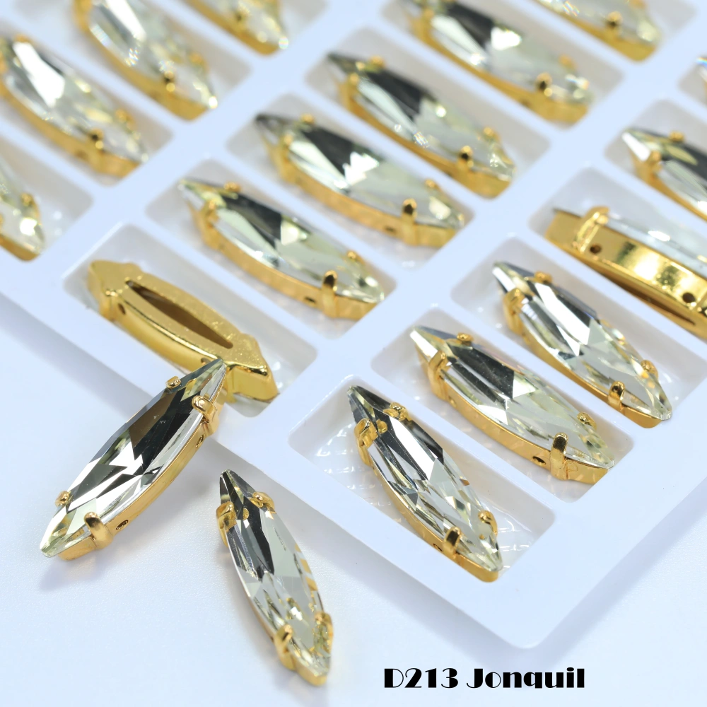 All Size Colour Sphinx Eye Fancy Stone Glass Crystal Sew on Rhinestones Gold Silver Claw Rhinestones For Garment Clothes Bags