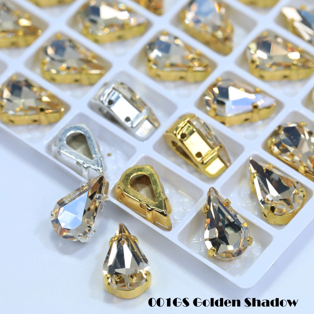 Thin Claw Setting Rhinestones High Quality Pointed Back Sew on Gems for Wedding Dress Dancewear Shoes Bag Decoration DIY Craft