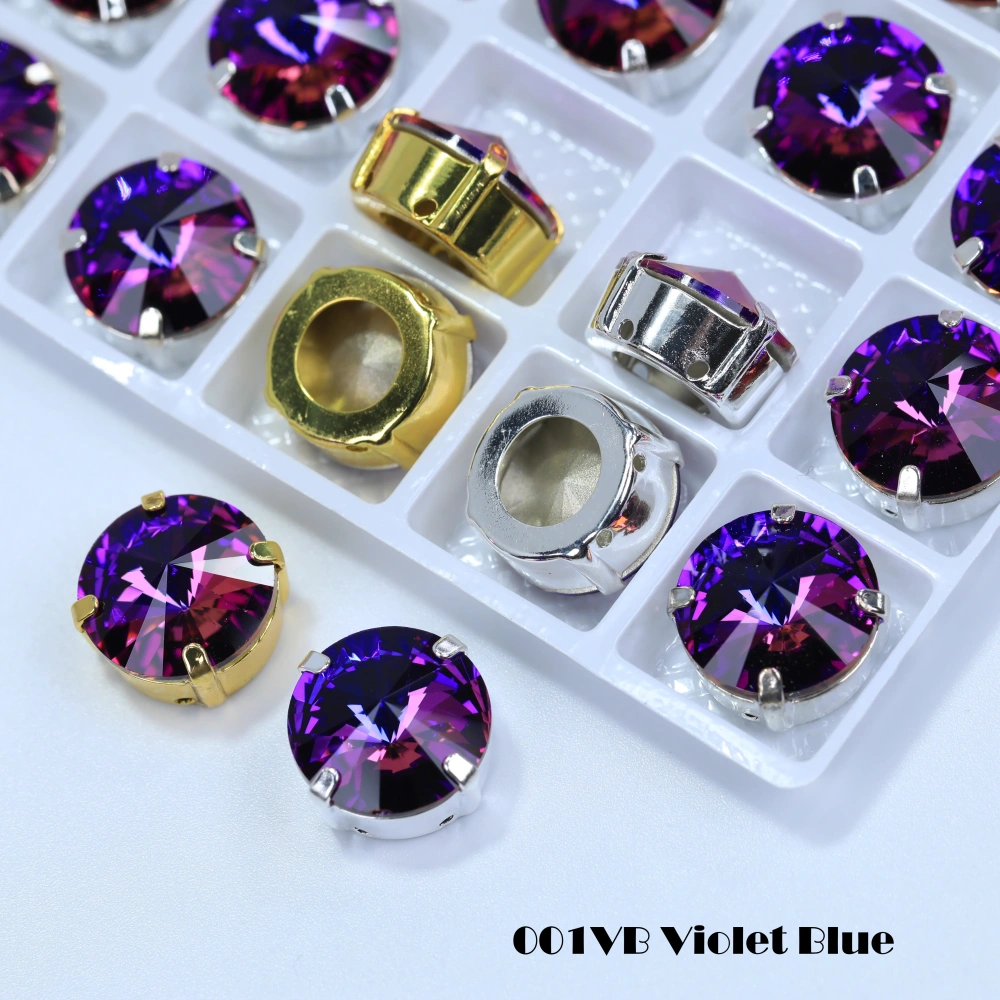 Satellite Shape Sew-on Rhinestones White Coated High Quality Glass Crystal DIY Phone Case Hair Bows Clothing Decoration Crafts
