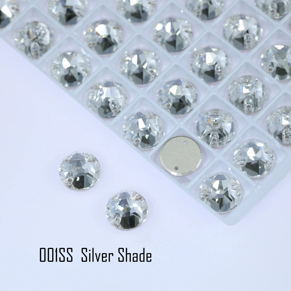 Rhinestone Xirius Sew-on Stone Crystal Plating Effect Glass Sewing Stones for Clothing Clothing Decoration Stone Hand-Sewn Stone