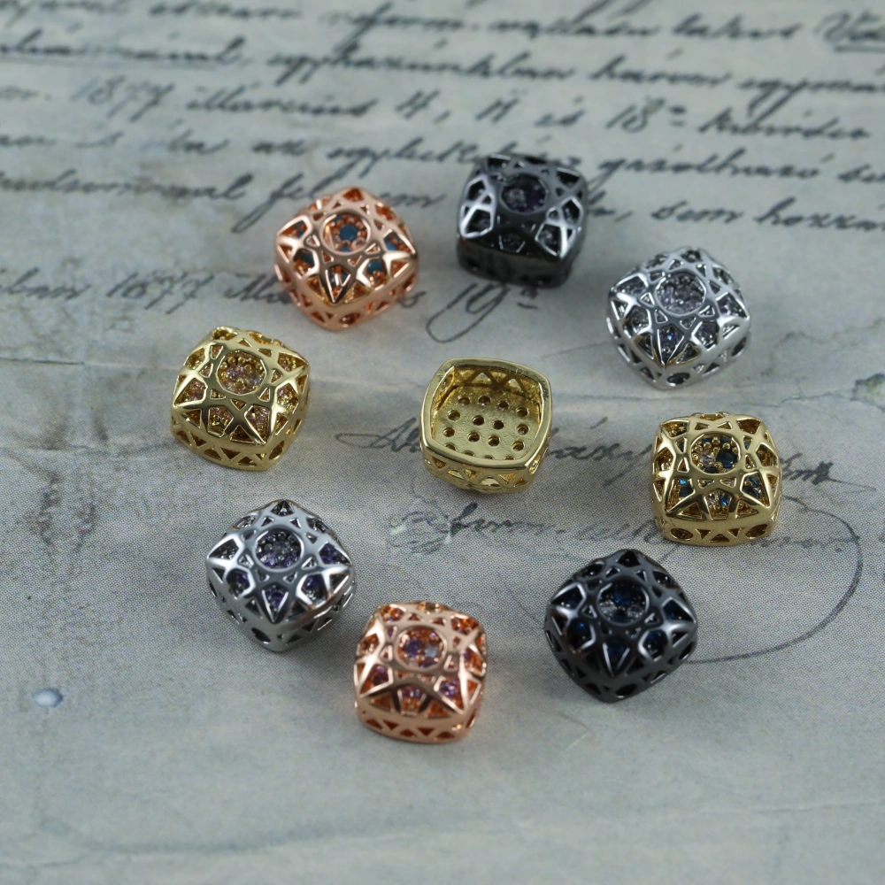 Fat Square Claw Rhinestones Drill Cube Series Cushion Stone Crystal DIY Bags Shoes Wedding Dress Apparel Handmade Craft Supplies