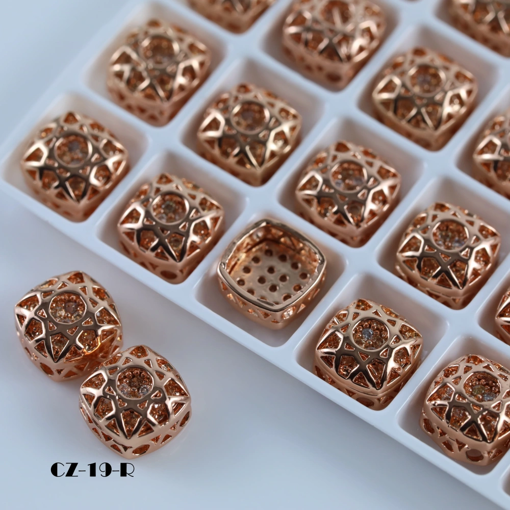 Fat Square Claw Rhinestones Drill Cube Series Cushion Stone Crystal DIY Bags Shoes Wedding Dress Apparel Handmade Craft Supplies