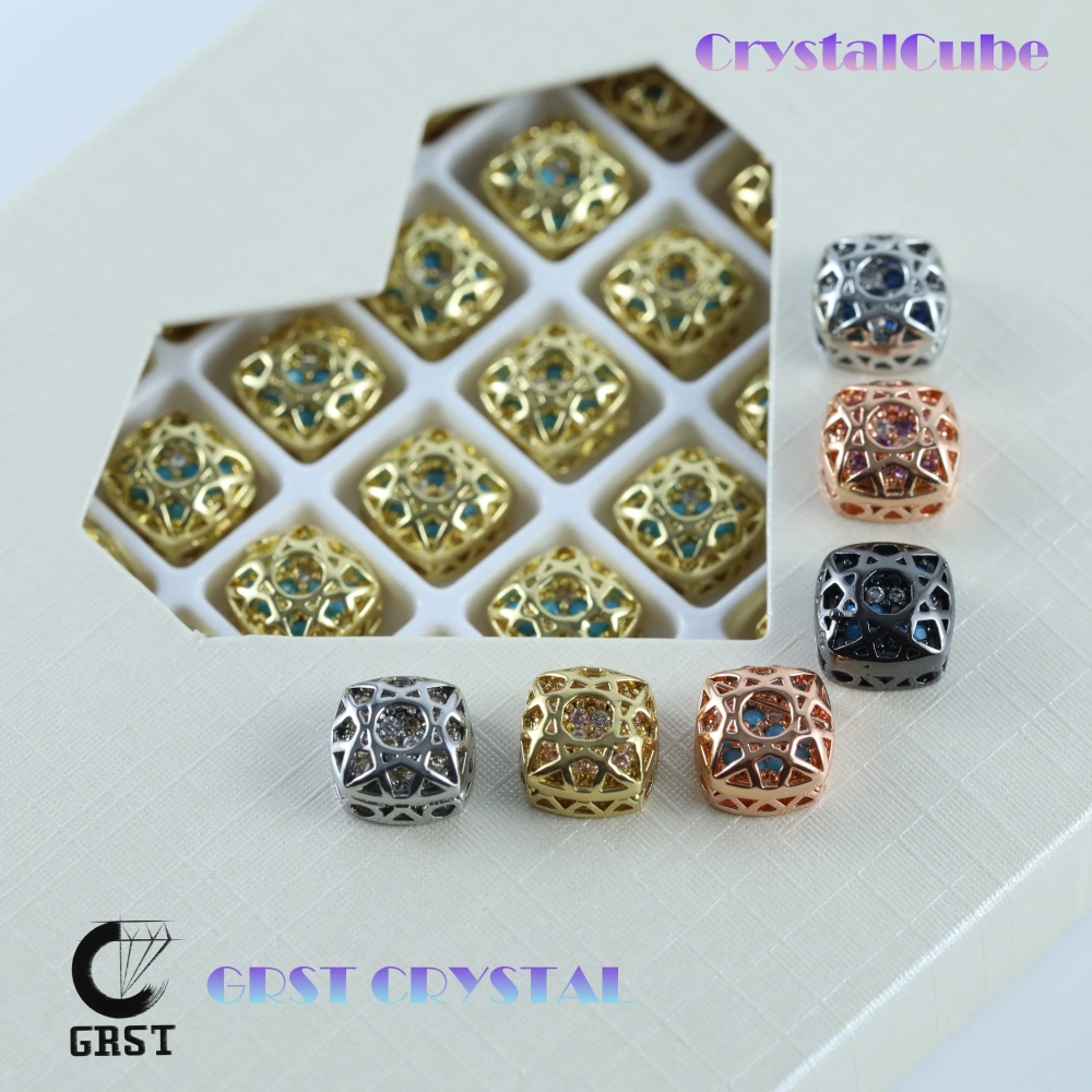 Fat Square Claw Rhinestones Drill Cube Series Cushion Stone Crystal DIY Bags Shoes Wedding Dress Apparel Handmade Craft Supplies