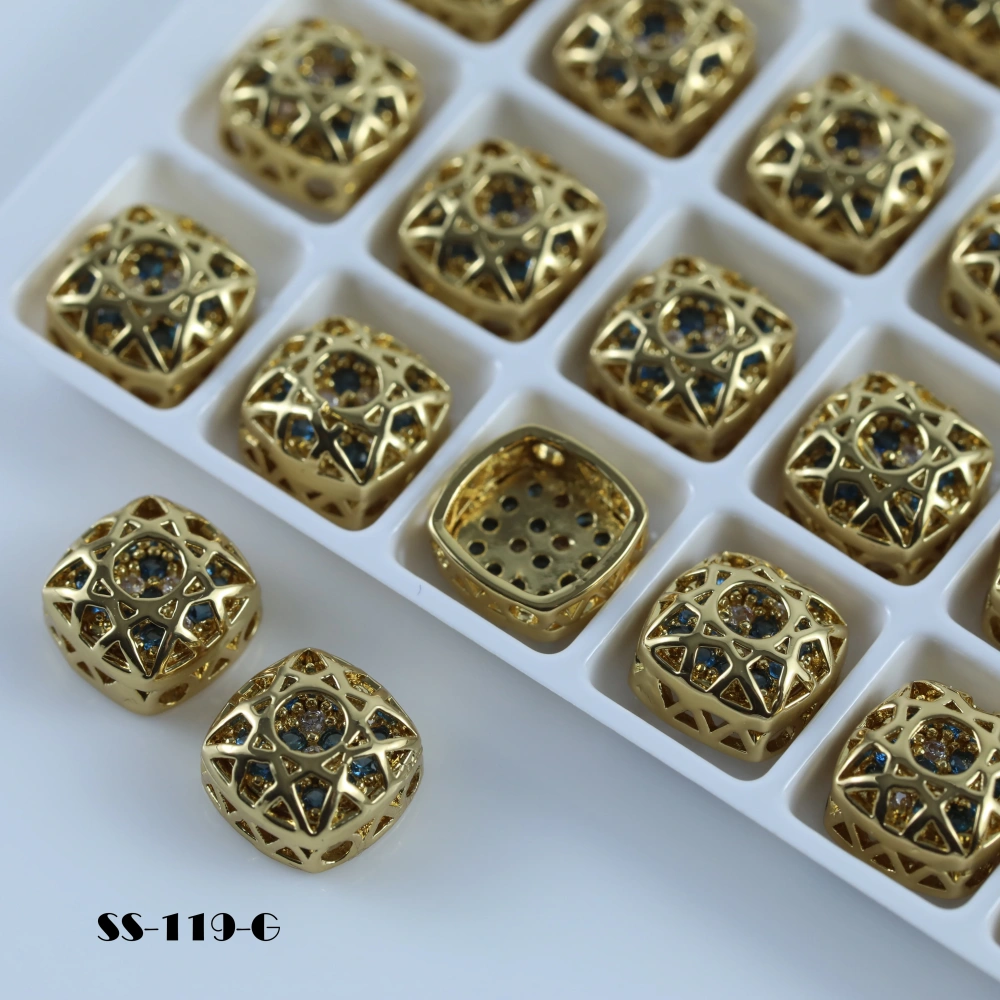 Fat Square Claw Rhinestones Drill Cube Series Cushion Stone Crystal DIY Bags Shoes Wedding Dress Apparel Handmade Craft Supplies